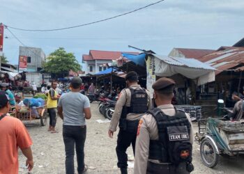 Quick Respon, Tim URC Siagam Polres Lhokseumawe Amankan Terduga Pemukulan dari Amukan Massa di Pasar Inpres