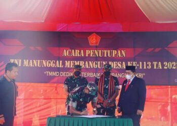 Eks Danjen Kopassus Tutup Program TMMD Ke-113 Di Gayo Lues