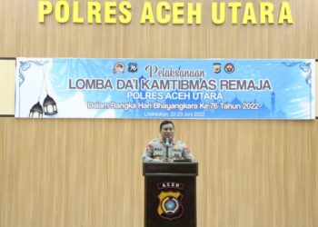 Polres Aceh Utara Gelar Lomba Dai Kamtibmas Remaja