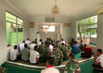 Jelang Latihan Pertempuran, Kodim 0103 Aceh Utara Gelar Doa Bersama