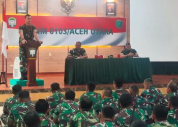 Jelang Purna Tugas Dandim 0103 Aceh Utara, Ini Pesan Letkol Arm Oke Kistiyanto