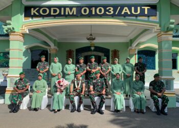 Kodim 0103/Aceh Utara Sambut Dandim Baru