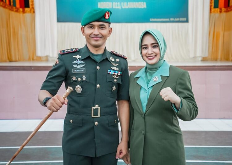 Letkol Inf Hendrasari Nurhono, Resmi Jabat Dandim 0103/Aceh Utara