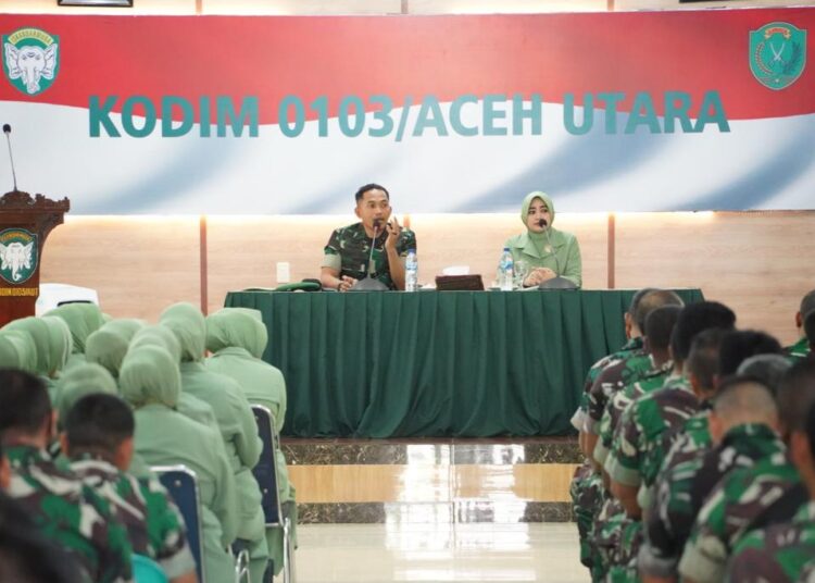 Gelar Tatap Muka Perdana Kepemimpinan, Ini Pesan Dandim 0103/Aceh Utara