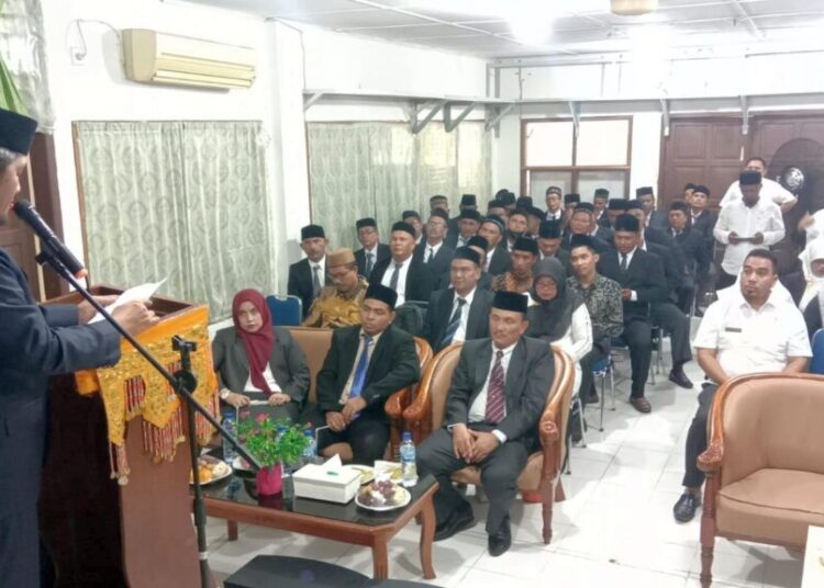 65 Kepala Sekolah TK, SD Dan SMP Di Aceh Utara Diganti