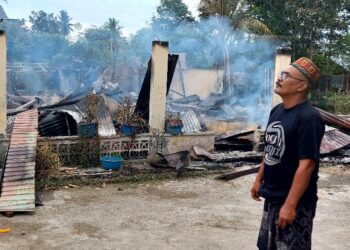 Satu Unit Rumah Di Meurah Mulia Habis Terbakar