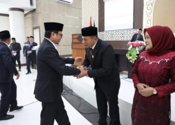 Hadiri Pelantikan PAW DPRK Aceh Utara, Pj Bupati Minta Dukungan Dewan