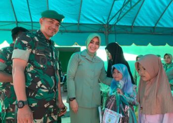 Kunjungan Kerja Ke Syamtalira Aron Dan Tanah Pasir, Dandim Santuni Anak Yatim