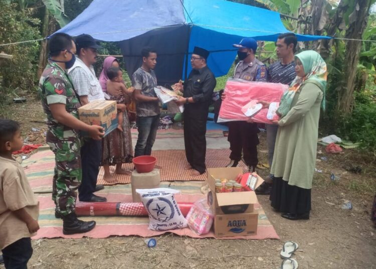 Rumah Warga Langkahan Ludes Terbakar Bersama Sepeda Motor