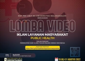 Rayakan HUT PMI, KSR-PMI Unit 04 UNIMAL Gelar Lomba Video Kreatif