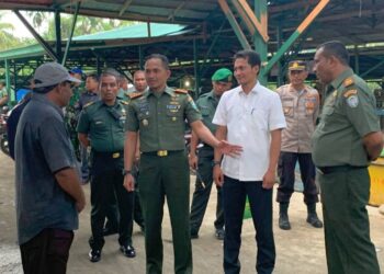 Dandim Aceh Utara Sambangi Pasar Tradisional Panton Labu