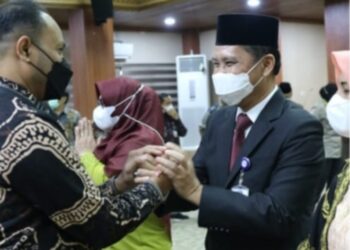 Pj Wali Kota Lhokseumawe Hadiri Pengukuhan Kepala BPKP Provinsi Aceh