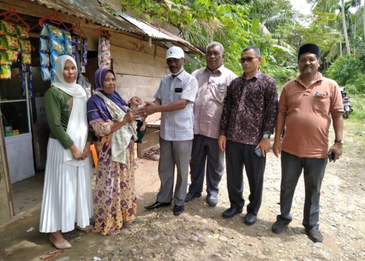 Aqila, Balita 3 Tahun Penderita Kurang Gizi Dapat Bantuan Baitul Mal Aceh Utara
