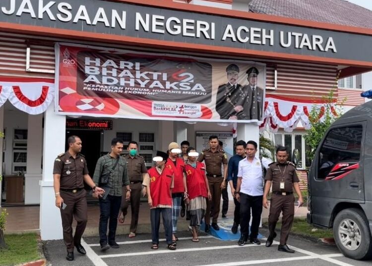 Kejari Aceh Utara Tahan Geuchik dan Bendahara Gampong Blang Talon Kuta Makmur