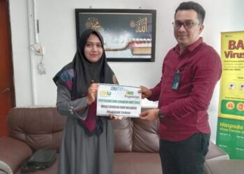 Dukung Kegiatan Sosial BFLF, Pegadaian Syariah Lhokseumawe Salurkan Bantuan Dana