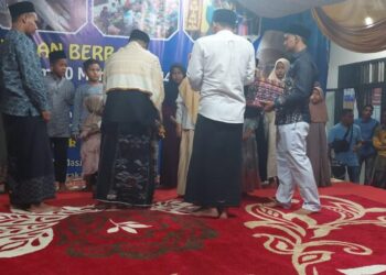 Masjid Jamik Baiturrahim Samudera Santuni Ratusan Anak Yatim