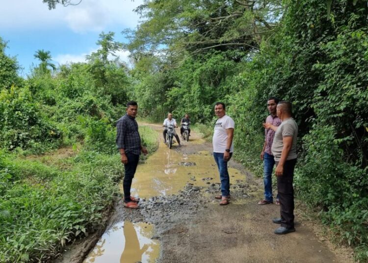 Anggota DPRK Aceh Utara Usul Peningkatan Jalan Jamuan-Cot Lambideng