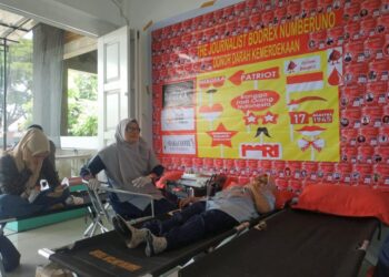 Gelar Donor Darah, Komunitas Jurnalis di Lhokseumawe Kumpulkan 180 Kantong