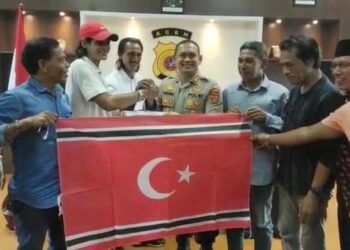 Mantan Kombatan GAM Temui Kapolres Lhokseumawe, Ada Apa?