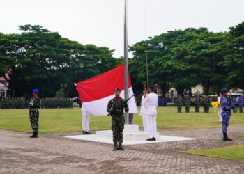 Upacara 17 Agustus di Kota Lhokseumawe Meriah