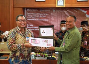 BI Lhokseumawe Launching Uang Rupiah Kertas Tahun Emisi 2022