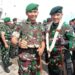 Dandim Aceh Utara Dampingi Pangdam IM Sambut Satgas Pamtas Dari Papua