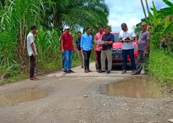 Jalan Rusak di Aceh Utara Dikerjakan September 2022, Ayah Wa Tinjau Lokasi
