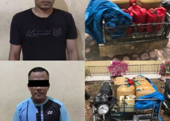Polres Aceh Tamiang Tangkap Pengangkut BBM Subsidi di Dua Lokasi