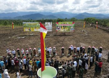 Pangdam IM Dampingi Wamentan RI Tanam Jagung Perdana di Aceh Tamiang