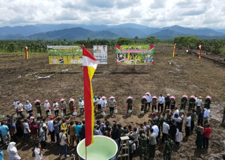 Pangdam IM Dampingi Wamentan RI Tanam Jagung Perdana di Aceh Tamiang