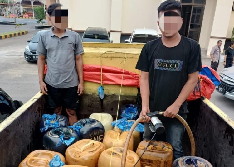 Di Lhokseumawe, 330 Liter BBM Bersubsidi Diamankan Polisi