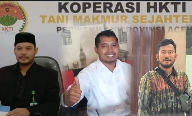 Tiga Aktivis Ini Nakhodai Koperasi HKTI Aceh Utara