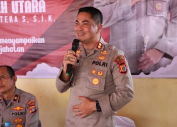 Sambangi Kecamatan Baktiya, Kapolres Aceh Utara Dengar Langsung Curhat Warga