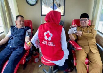 PMI Aceh Utara Gandeng Pemkab Luncurkan Program Pegawai Donor Darah