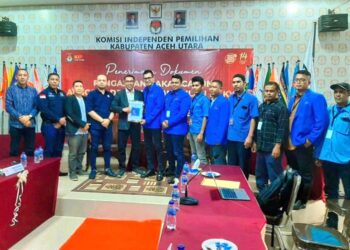 Targetkan 6 Kursi DPRK Aceh Utara, Partai SIRA Daftarkan 54 Bacaleg ke KIP