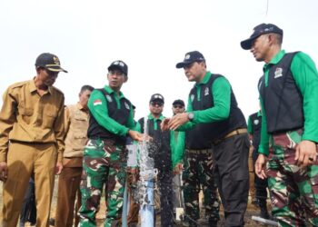 Pangdam Iskandar Muda Bersama Pj Bupati Aceh Utara Tanam Perdana Program “I’M Jagong”