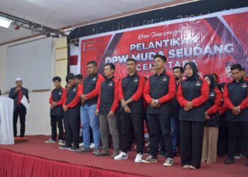 Panglima KPA Samudera Pase Lantik DPW Muda Seudang Aceh Utara