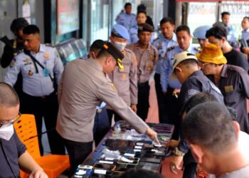 Kapolres Aceh Utara Pimpin Razia Dadakan di Lapas Lhoksukon, Temukan Barang Terlarang