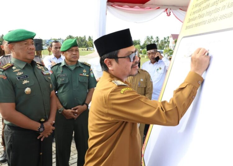 ASN Aceh Utara Ikrar Netralitas untuk Pemilu 2024