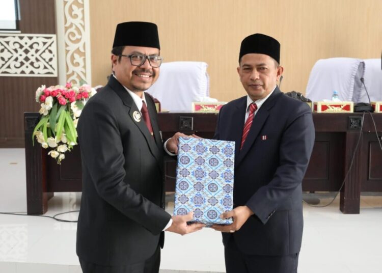 Pj Bupati Aceh Utara Sampaikan LPJ APBK Tahun 2022, Ini Rinciannya