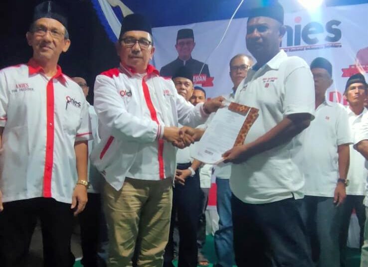 DPW Anies Aceh Kukuhkan Pengurus DPD Aceh Utara