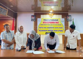 Kejari Teken MoU dengan Baitul Mal Aceh Utara, Ini Tujuannya