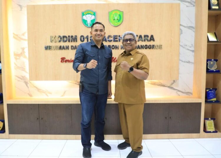 Beuklam Pj Bupati Mahyuzar Neujak bak Rumoh Dandim Aceh Utara, Nyoe Tujuan