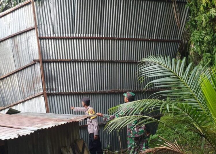 15 Unit Rumah Warga Cot Girek Rusak Akibat Angin Puting Beliung