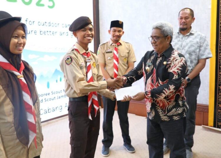 “Chukahaeyo” Tiga Pramuka Aceh Utara ke Korea Selatan, Begini Pesan Pj Bupati Mahyuzar