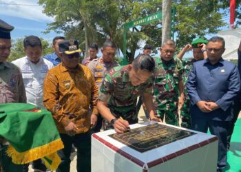 Dandim Aceh Utara Resmikan Balee Duek Pakat di 31 Koramil Jajaran