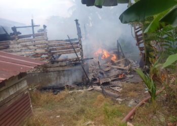 Satu Unit Rumah di Kecamatan Tanah Jambo Aye Ludes Terbakar