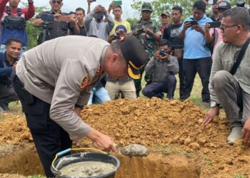 Polres Aceh Utara Bersama Forkopimda Bangun Musala di Dusun Terpencil Sarah Raja