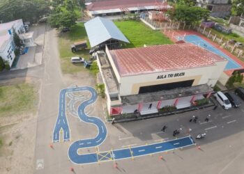 Polres Aceh Utara Launching Sirkuit Uji Praktek SIM Terbaru