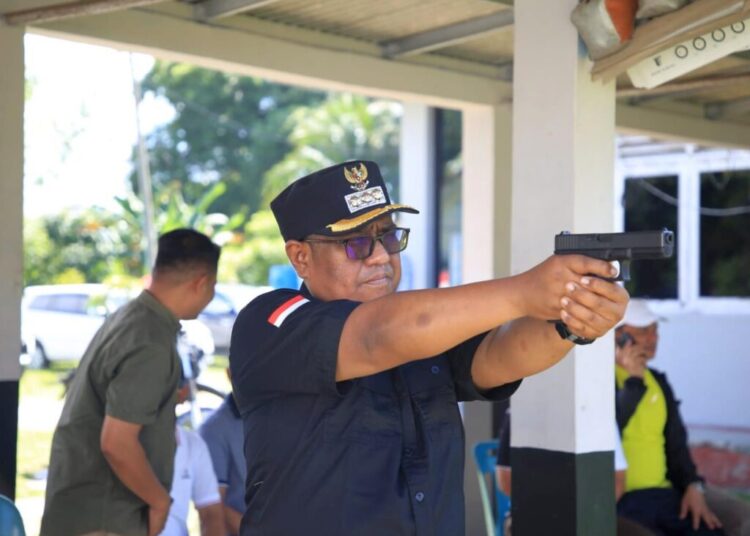 Pj Bupati Aceh Utara Buka Kejuaraan Menembak Perbakin